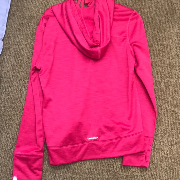 hot pink workout sweatshirt - Picture 2 of 3